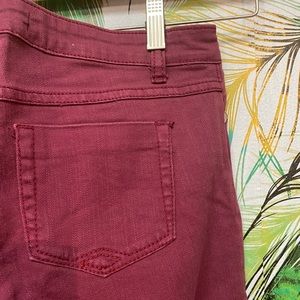 Fushia Coloured Skinny Jeans